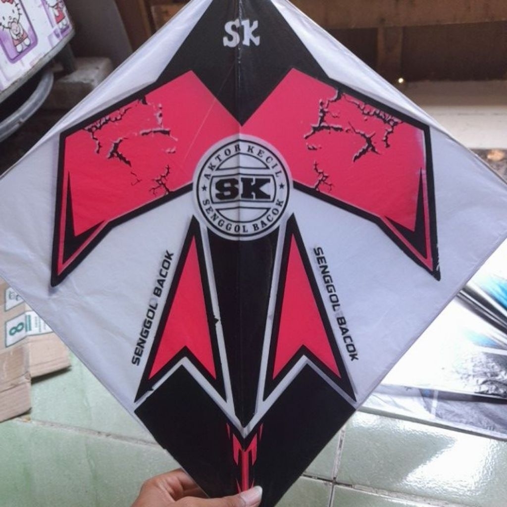 Layangan Sukhoi tournamen Lilitan apus 50 pcs