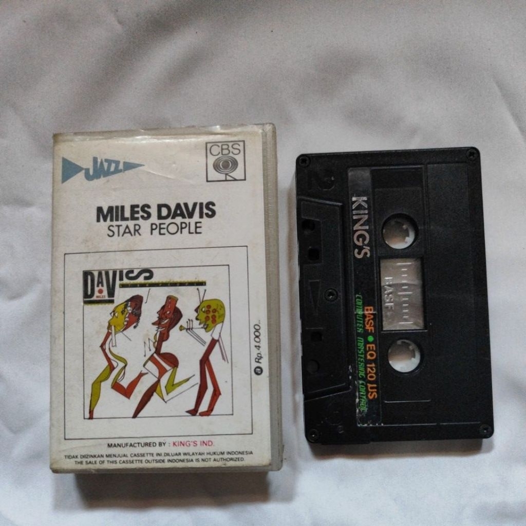 kaset pita miles Davis Star People, kaset pita jazz Miles Davis