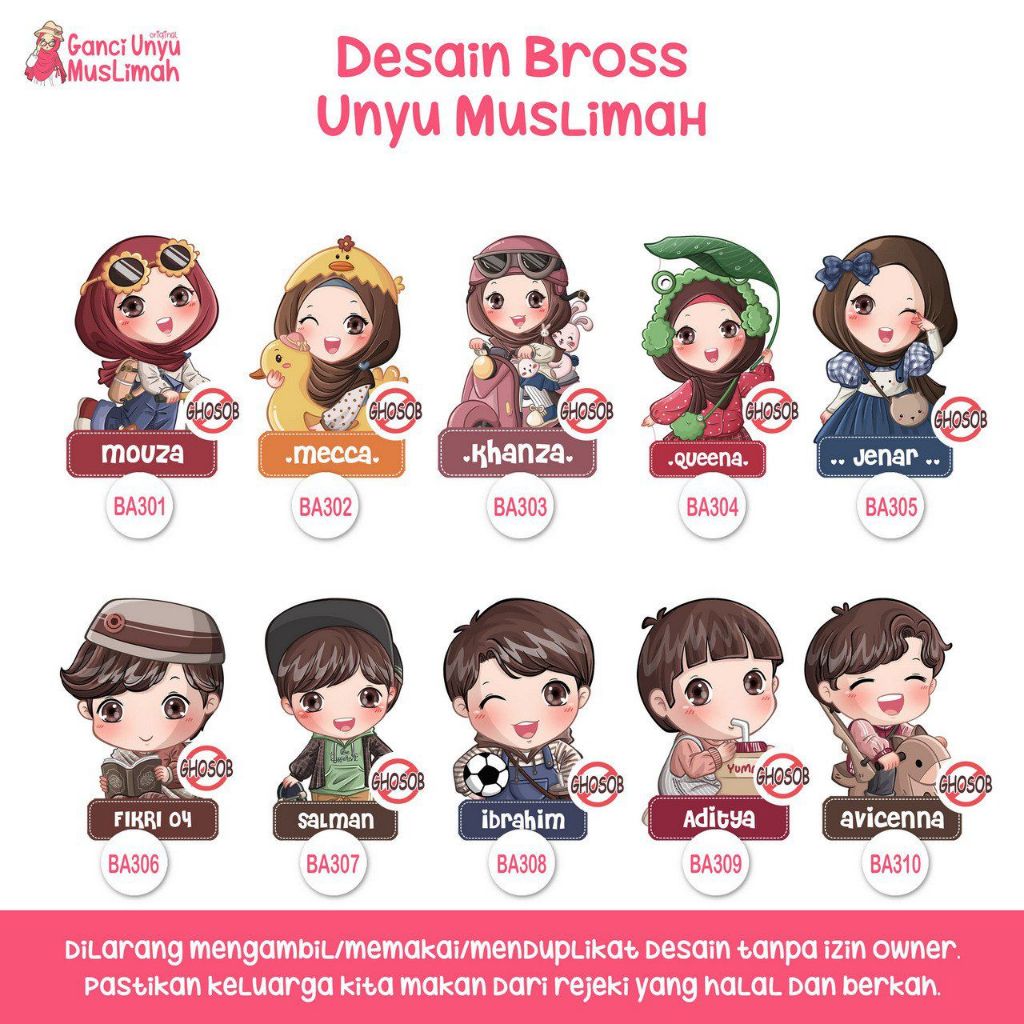 BROSS UNYU MUSLIMAH BY GANCI UNYU MUSLIMAH