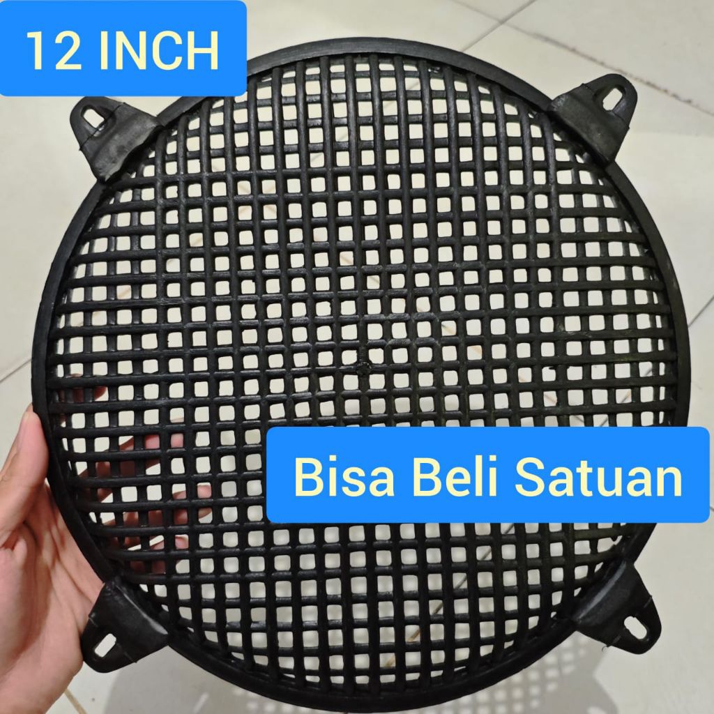 Grill Speaker Bulat 12" Cover Speaker 12 inch Ram Grill Speaker Round Tutup Speaker 12" Bulat Grill 
