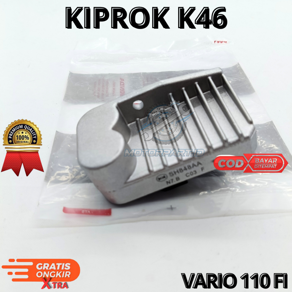 KIPROK K46 UNTUK MOTOR VARIO 110 FI.AHM BERKUALITAS ORIGNAL ASLI ORI