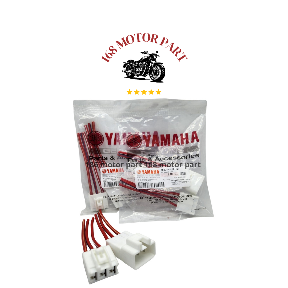 SOKET ECU ECM AGC SOKET SPULL AEROX 155 N-MAX LEXY FREEGO KABEL AVS 5MM (1SET) ORIGINAL B65-H1410-02