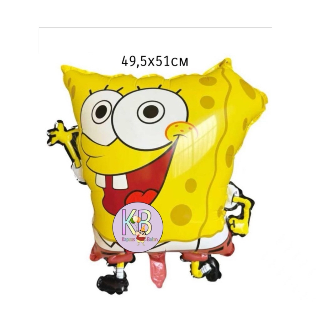 New Balon Gas / Plastik Karakter Spongebob Lucu