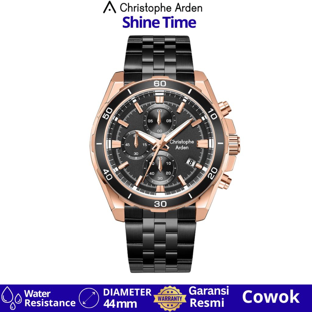 Jam Tangan Pria Cristophe Arden Ca 3030  MCFBRBR