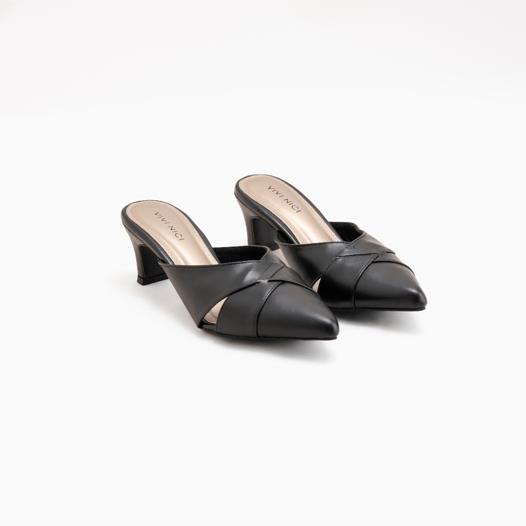 VIVI NICI - Catania Sandal Mules Wanita Hak 5 Cm