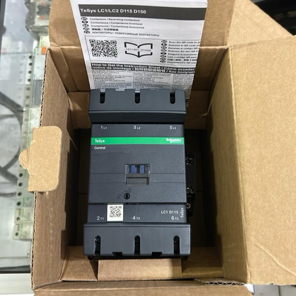 KONTAKTOR/CONTACTOR SCHNEIDER LC1D115M7 LC1 D115M7 220V ORIGINAL