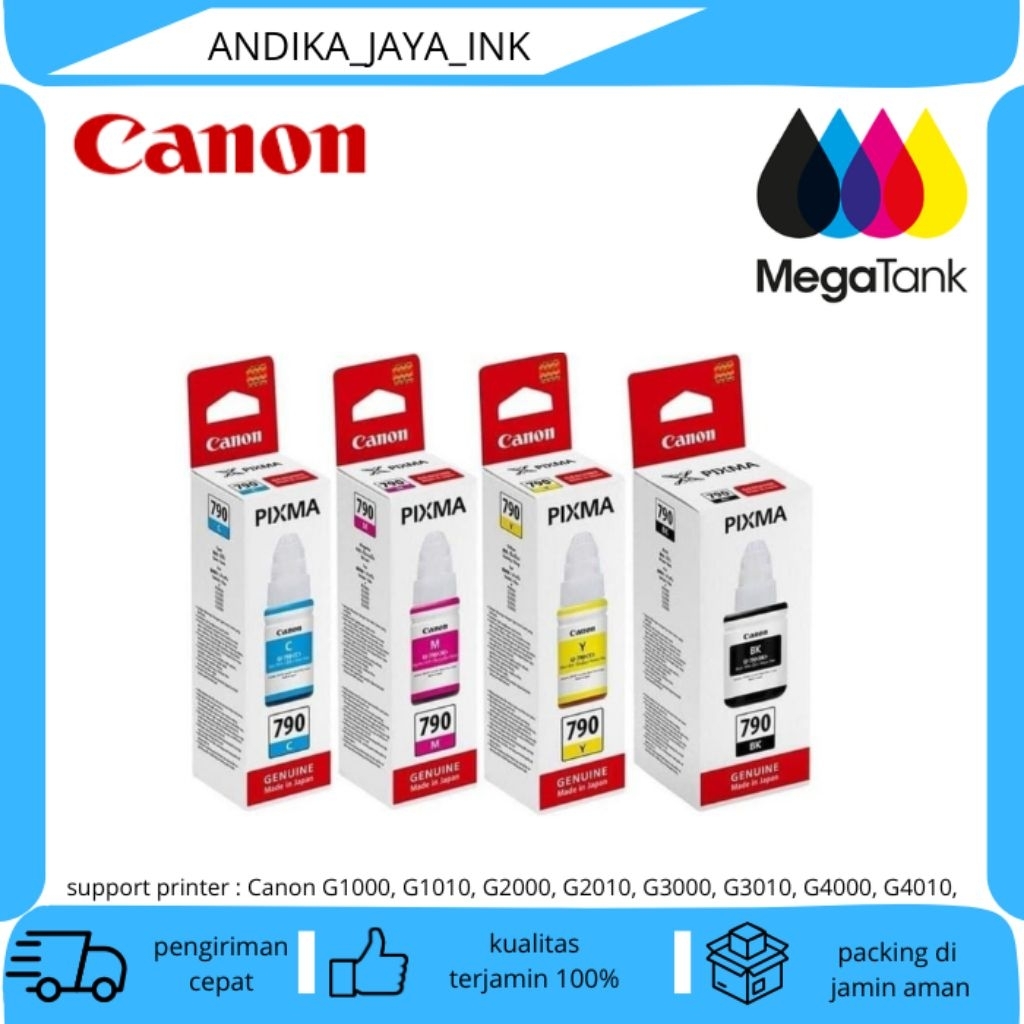 Tinta Printer Canon Pixma 790 G1000,G1010 Varian Warna