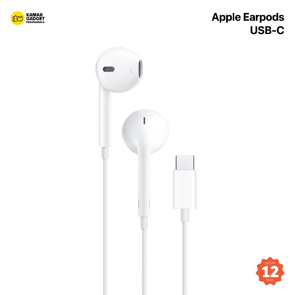 TWS Apple Earpods USB-C Original Bergaransi Resmi