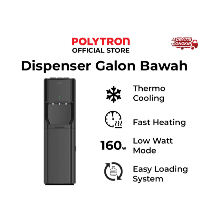 Polytron Dispenser Galon Bawah PWC 500 / Dispenser Galon Bawah Polytron