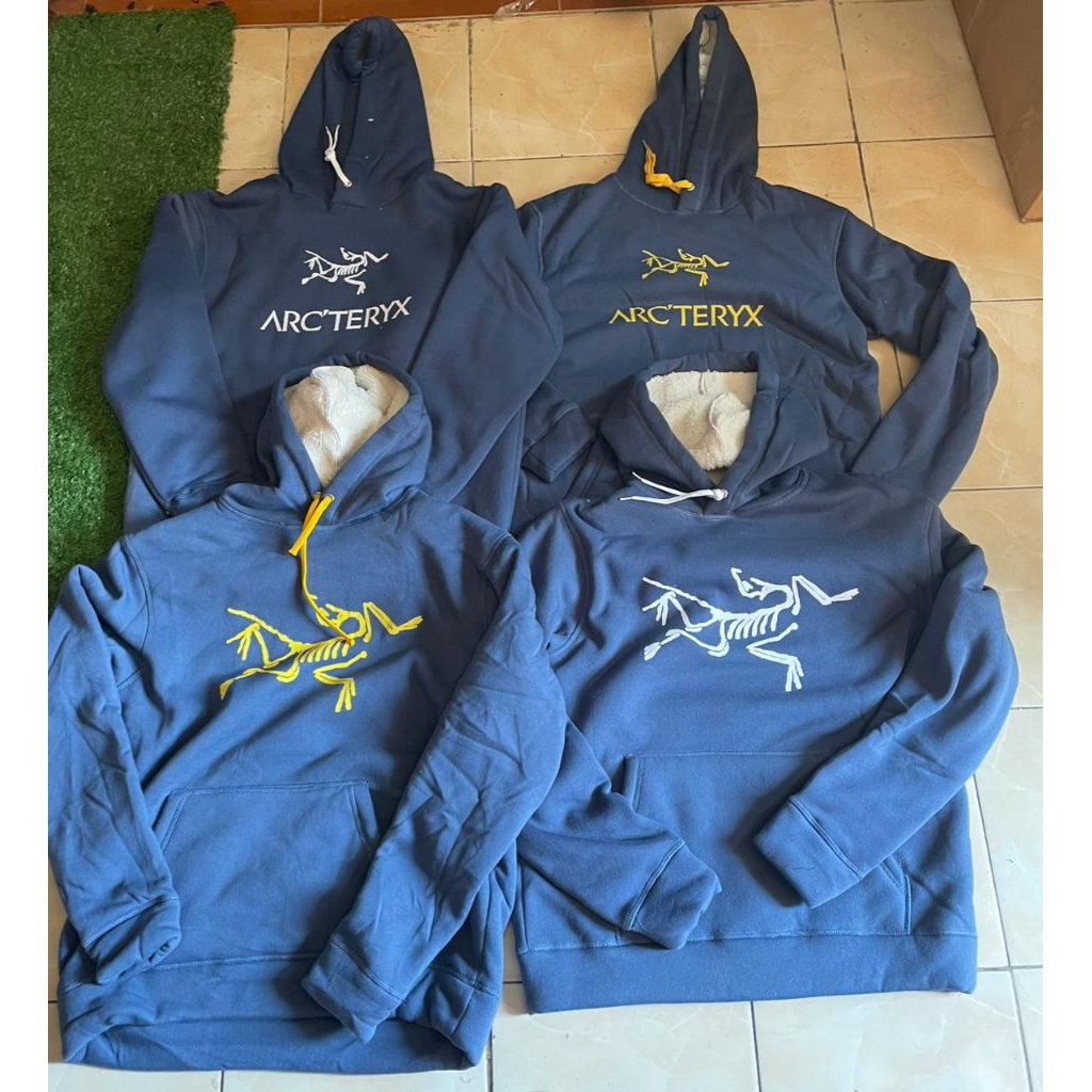 sweater hoodie arcteryx inner wool tebal / switer tebal arcteryx /  hoodie arcteryx tebel