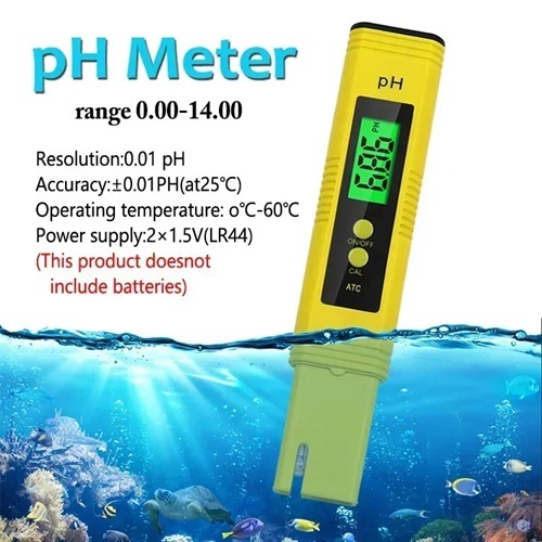 Cek Tester Digital PH Meter Air Alat Hidroponik aquarium Air Minum Ukur PH Air Akuarium Tester