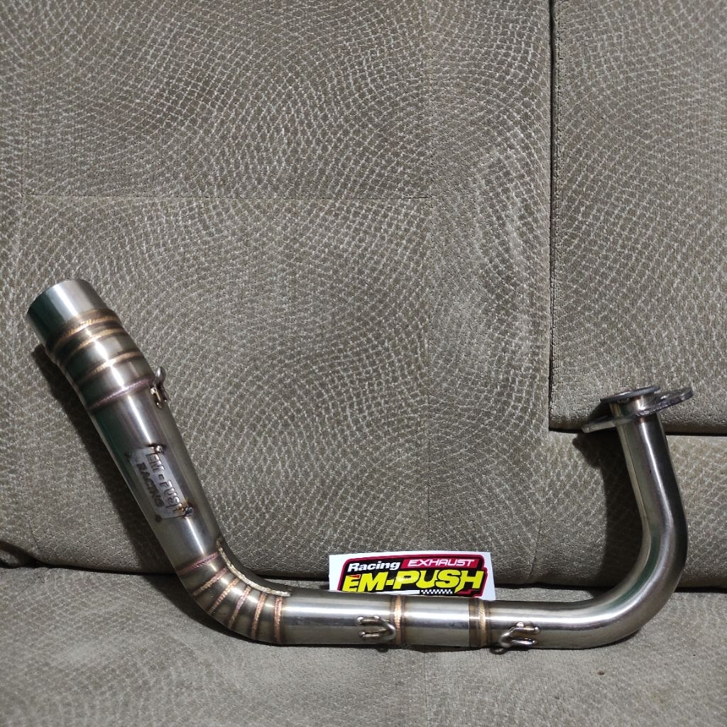 LEHERAN HEADER KNALPOT EMPUSH RACING EXHAUST HONDA BEAT SCOOP
