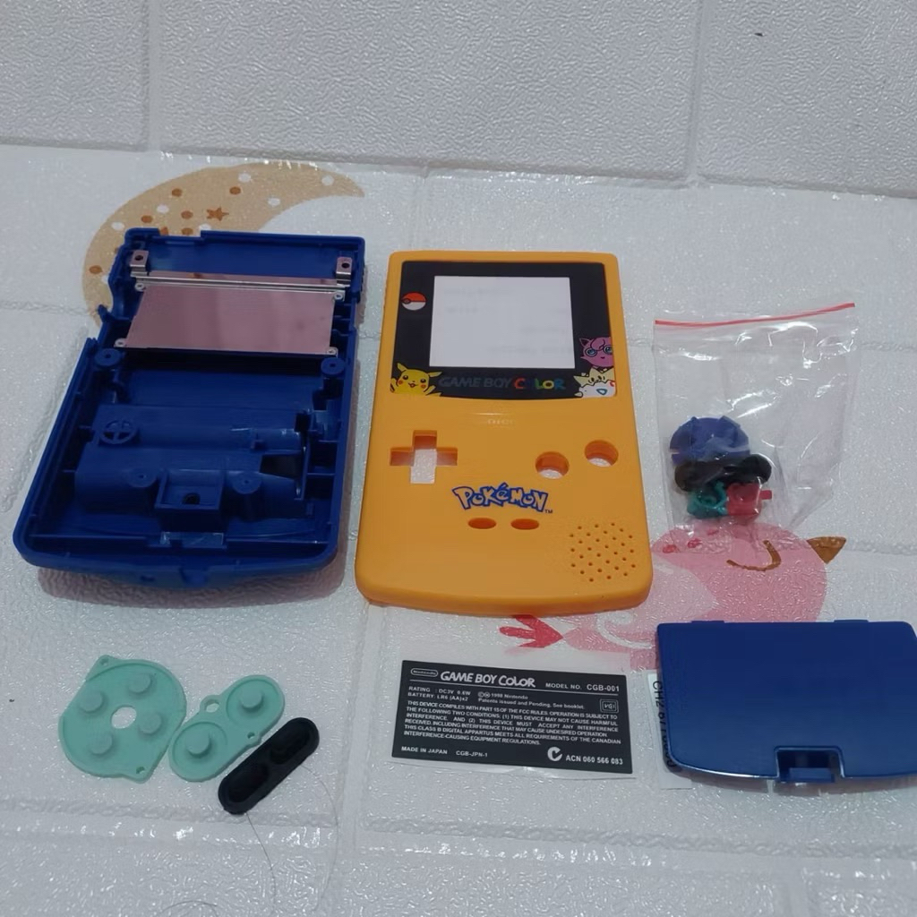 HOUSING SHELL / CASE / CASING GAME BOY COLOR CGB-001 POKEMON