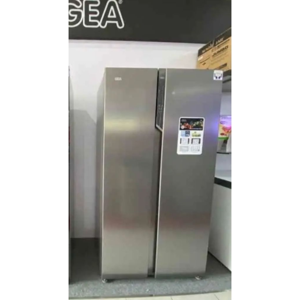 GEA Kulkas Side by Side 472 R INOX