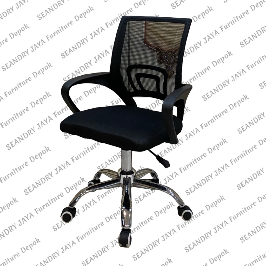 Kursi kantor staff hidrolik putar/kerja belajar/office/direktur/manager/SEANDRY JAYA Furniture Depok