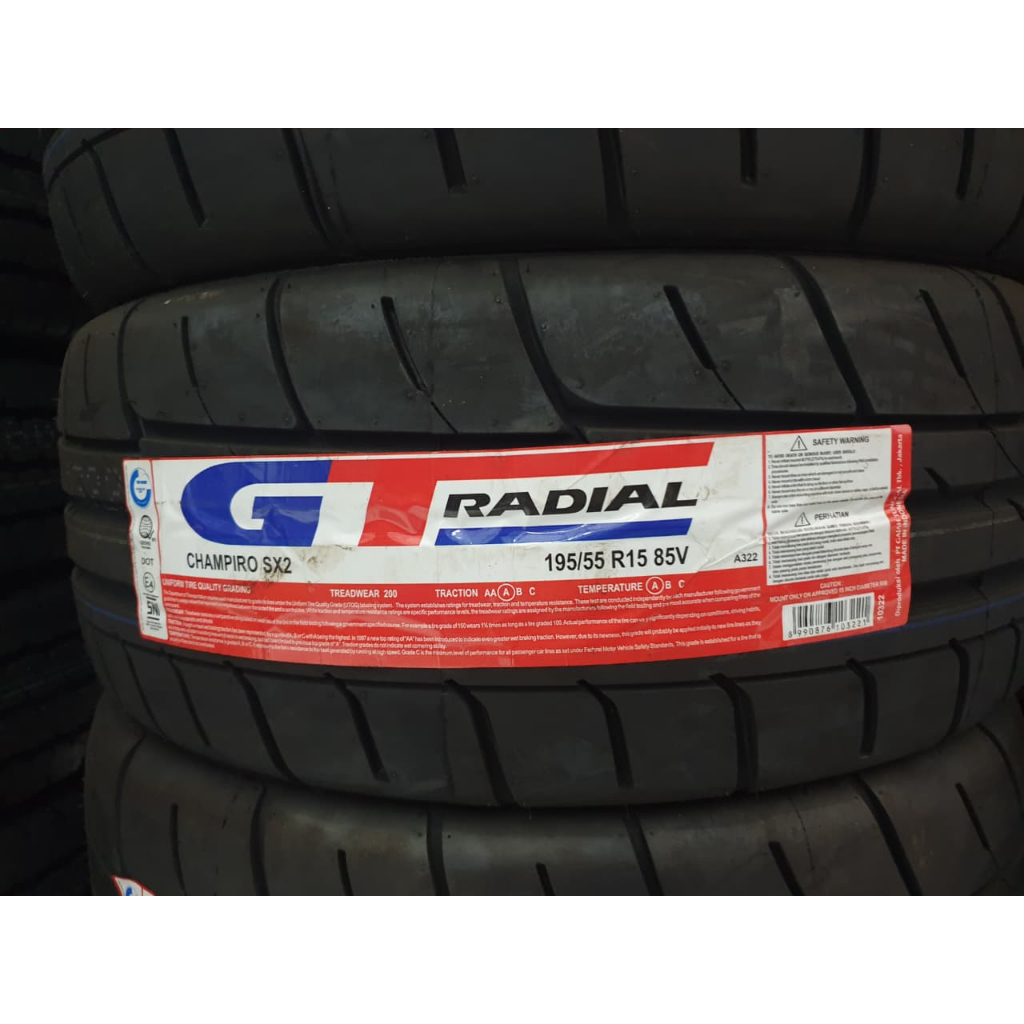 Ban Mobil GT CHAMPIRO SX2 195/55 R15