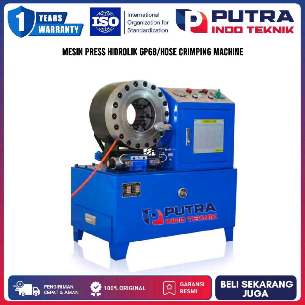 Mesin Press hidrolik GP68/Hose Crimping Machine