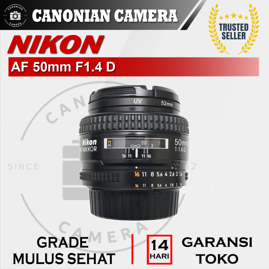 Lensa Nikon AF 50mm F1.4 D