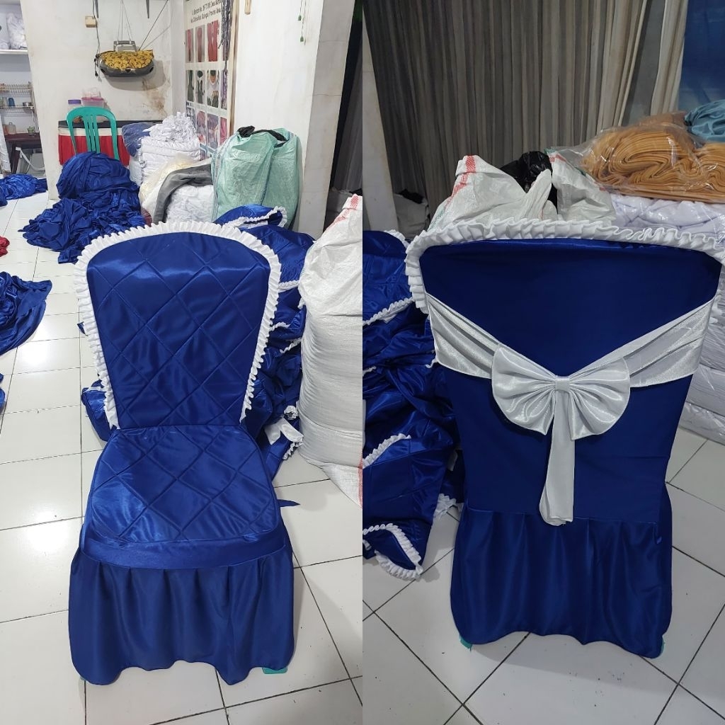 Sarung Kursi Napolly Type 209,208,211 Pake Busa+Pita / Sarung Kursi Plastik Napolly 209 / Cover Kurs