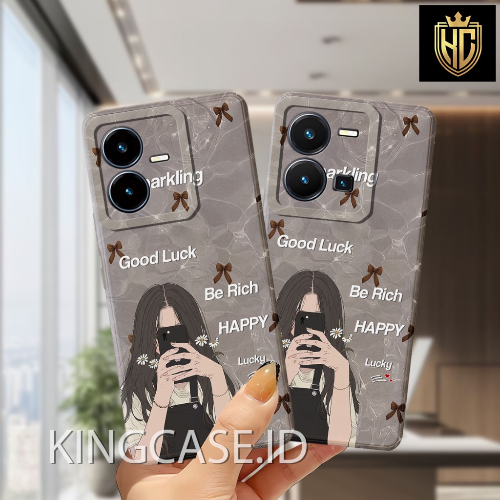 Case Vivo Y22 New - Vivo Y22s - Vivo Y16 - Vivo Y17s Case Softcase Macaron Protect Camera Kesing Hp 