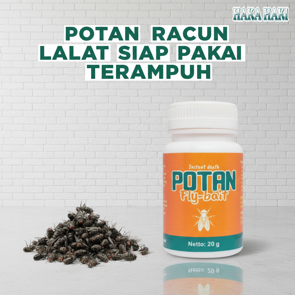 POTAN Racun Lalat Mati Seketika Pembasmi Lalat 100% Ampuh Anti Lalat Buah Pembasmi Lalat Limbah