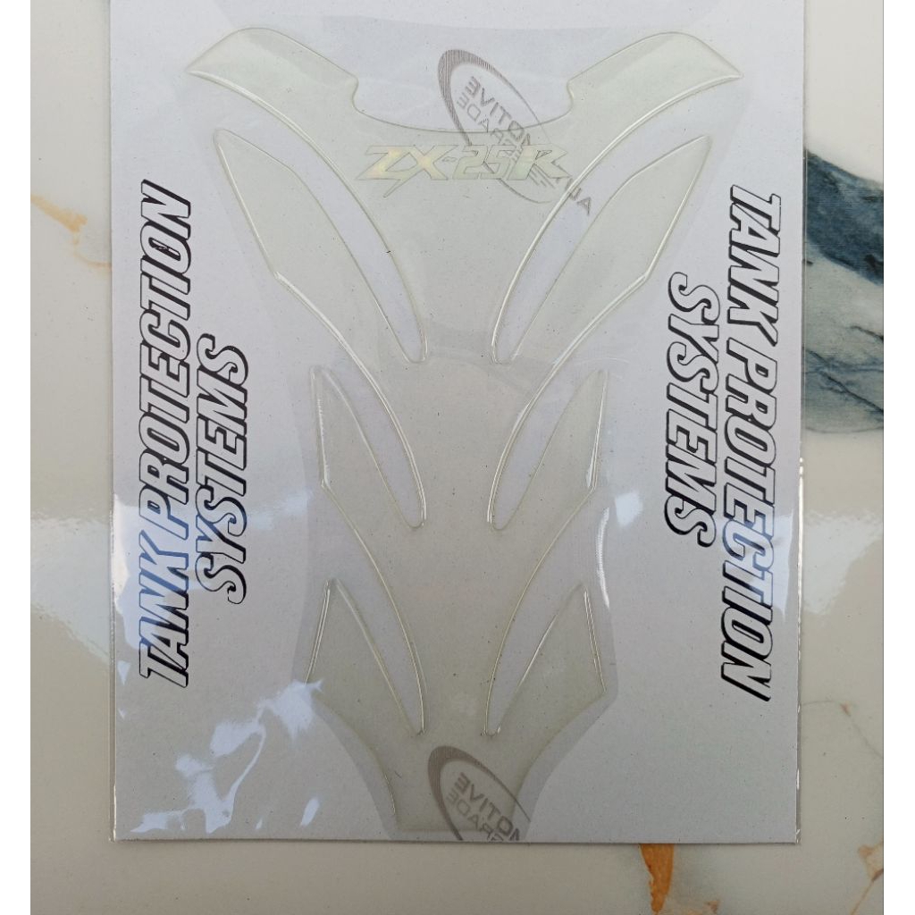 Stiker Timbul Tank Pad Transparan Universal Protector Pad  Tangki ZX25R, ZX4RR, ZX6R, ZX10R