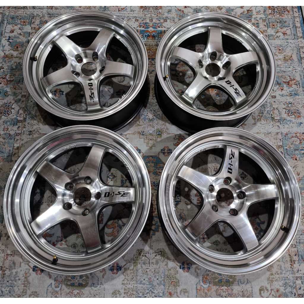 Velg Lenso D1-SE R18 original made in thailand diamond cut face