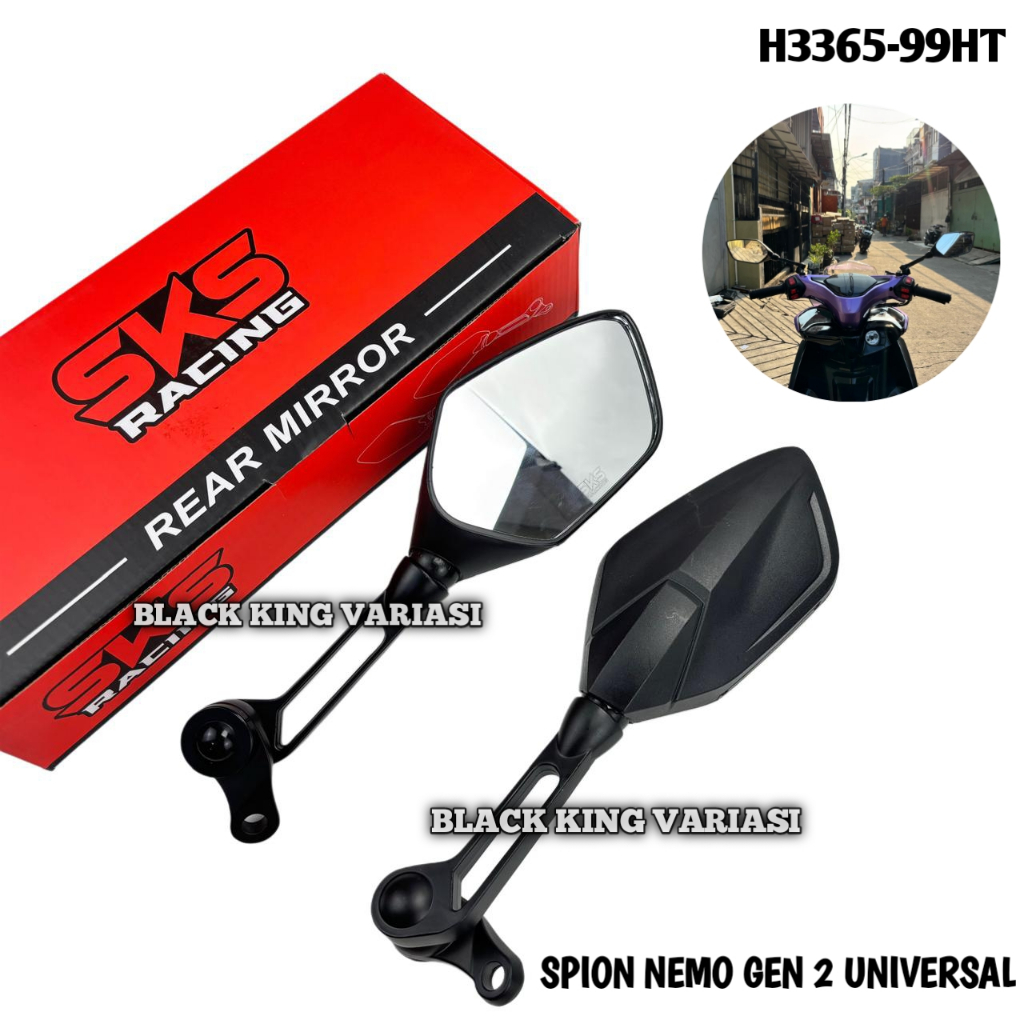 Spion Ducati Full CNC Spion Ducati Vario Gen 2 Spion Ducati Beat Mio Scoopy PCX Nmax Aerox Spion Mot