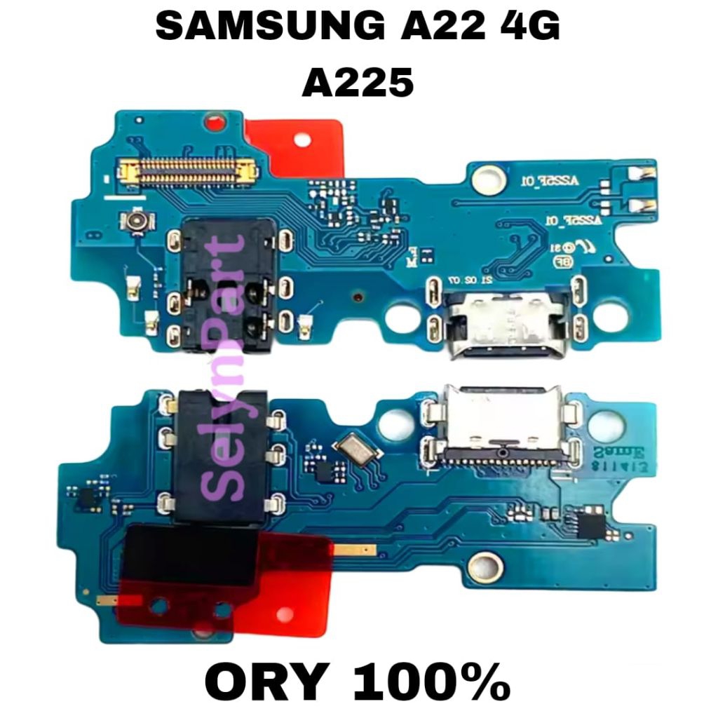 PAPAN CAS / PCB CAS / CONECTOR CAS HP SAMSUNG A22 4G (A225)