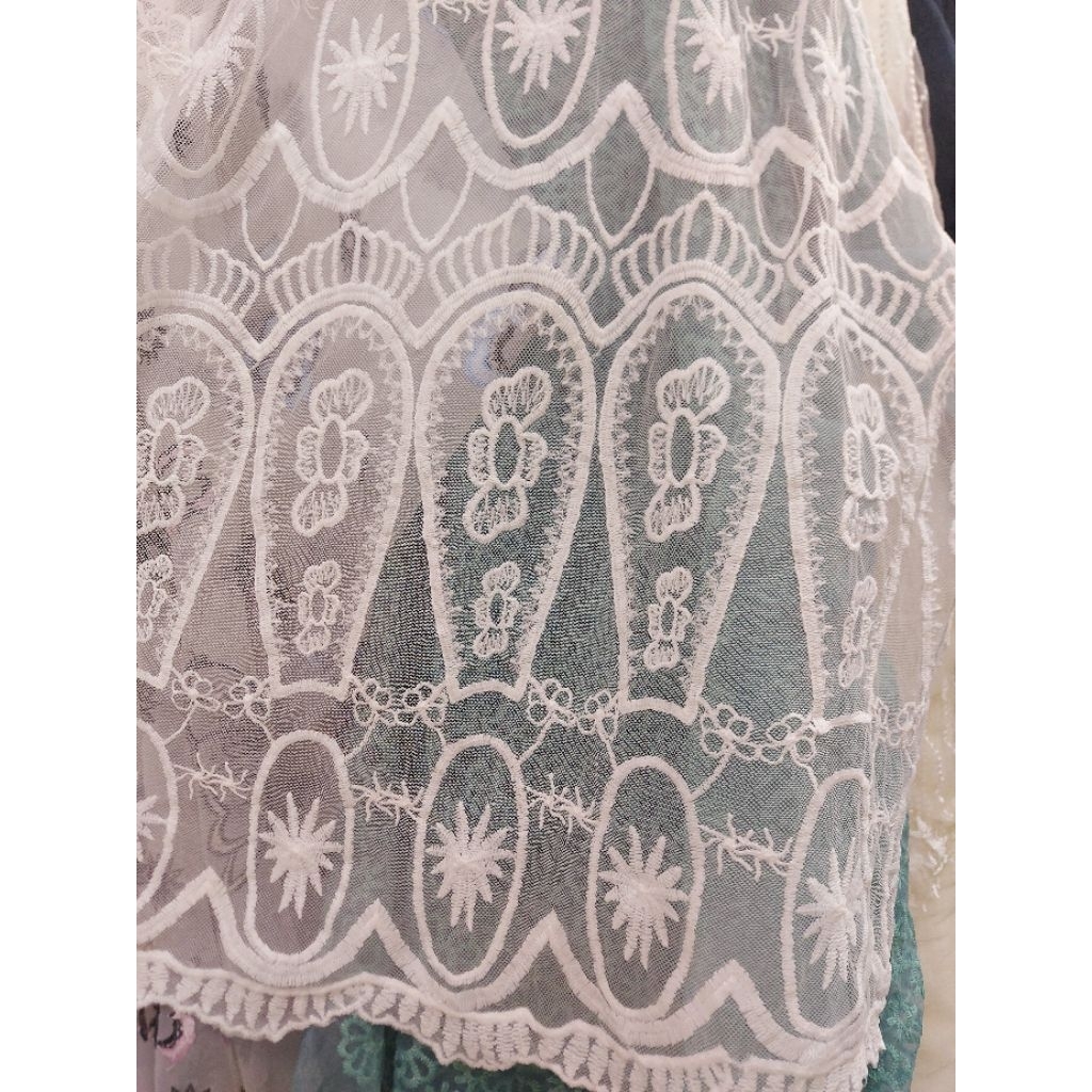 kain tile bordir Premium  - kain tile bordir original  - kain tile bordir motif ( BW) kt