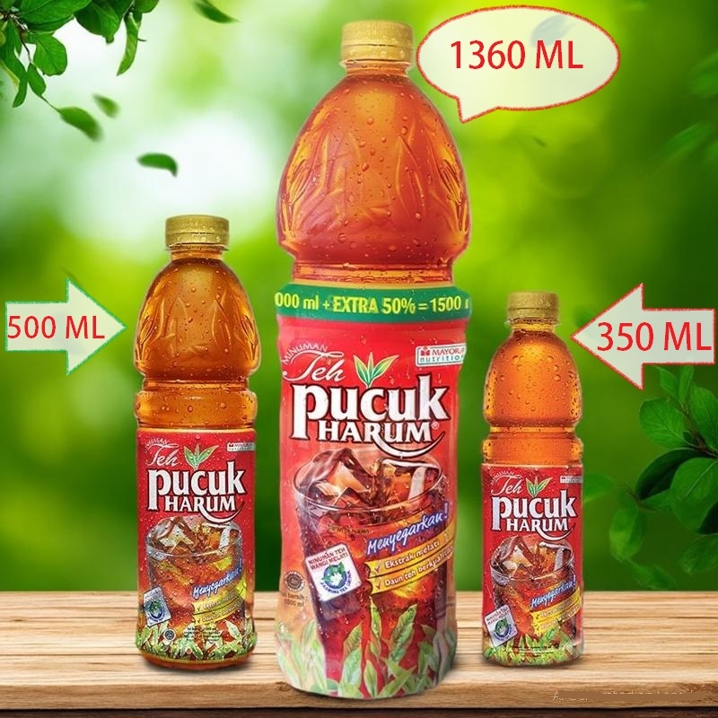 Teh Pucuk Harum Jasmine all produk teh pucuk 350 ml teh 500 ml teh pucuk 1300 ML