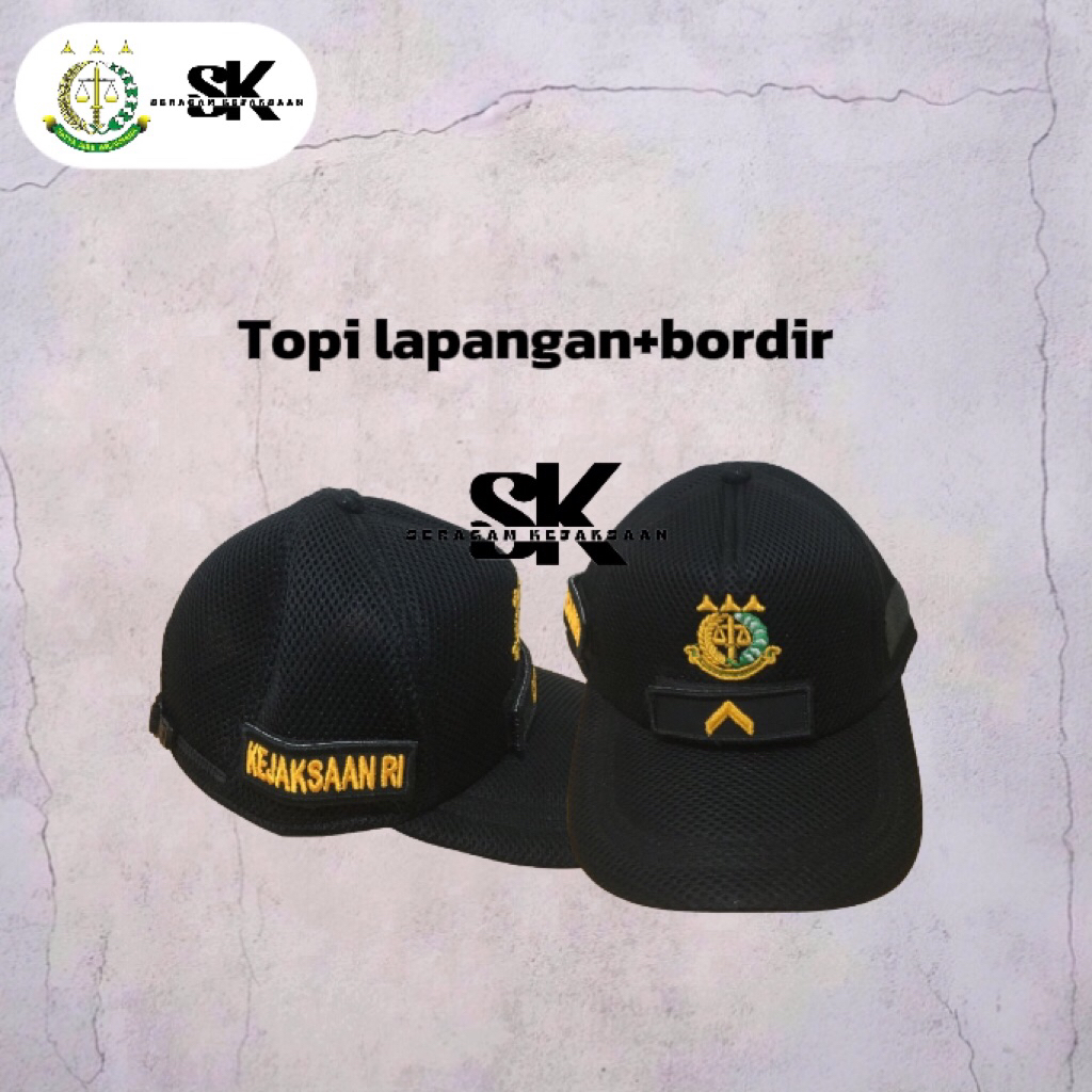 TOPI LAPANGAN KEJAKSAAN BORDIR