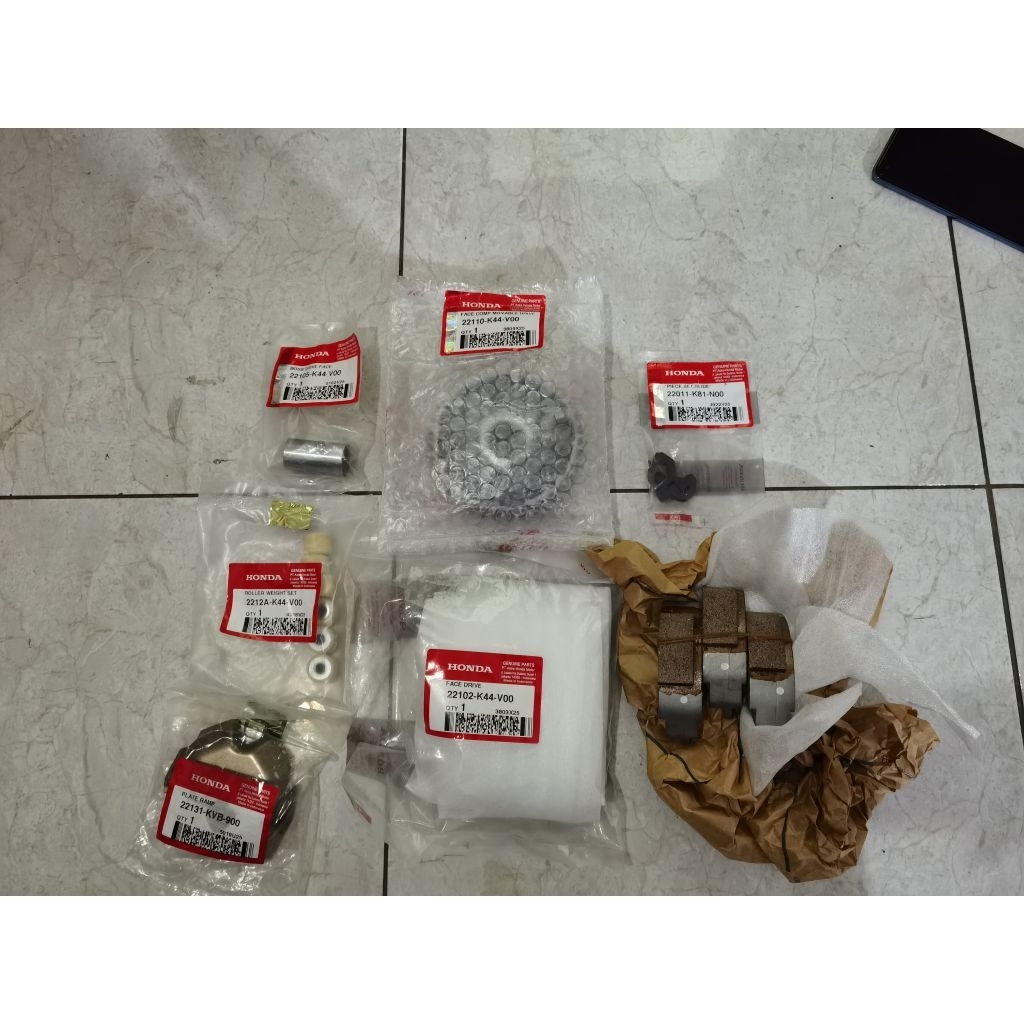 sparepart cvt ori scoopy k93