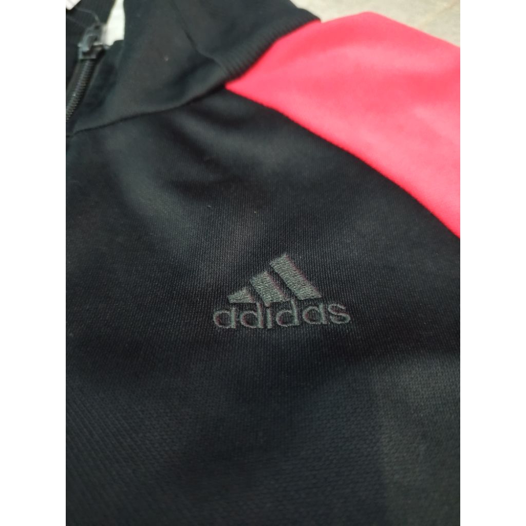 Jaket Adidas Climalite Original Ukuran M Panjang 62 Lebar 46