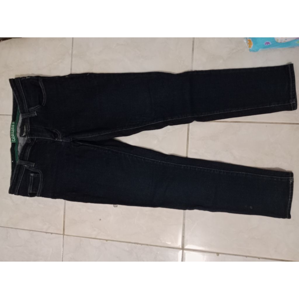 fortified celana jeans wanita biru point one original 100℅ second