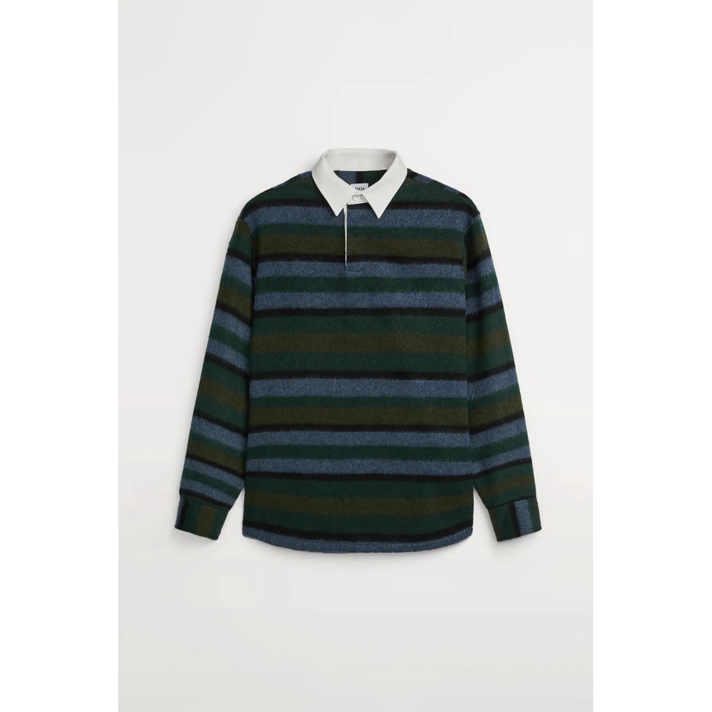 Preloved zara polo rugby striped shirt