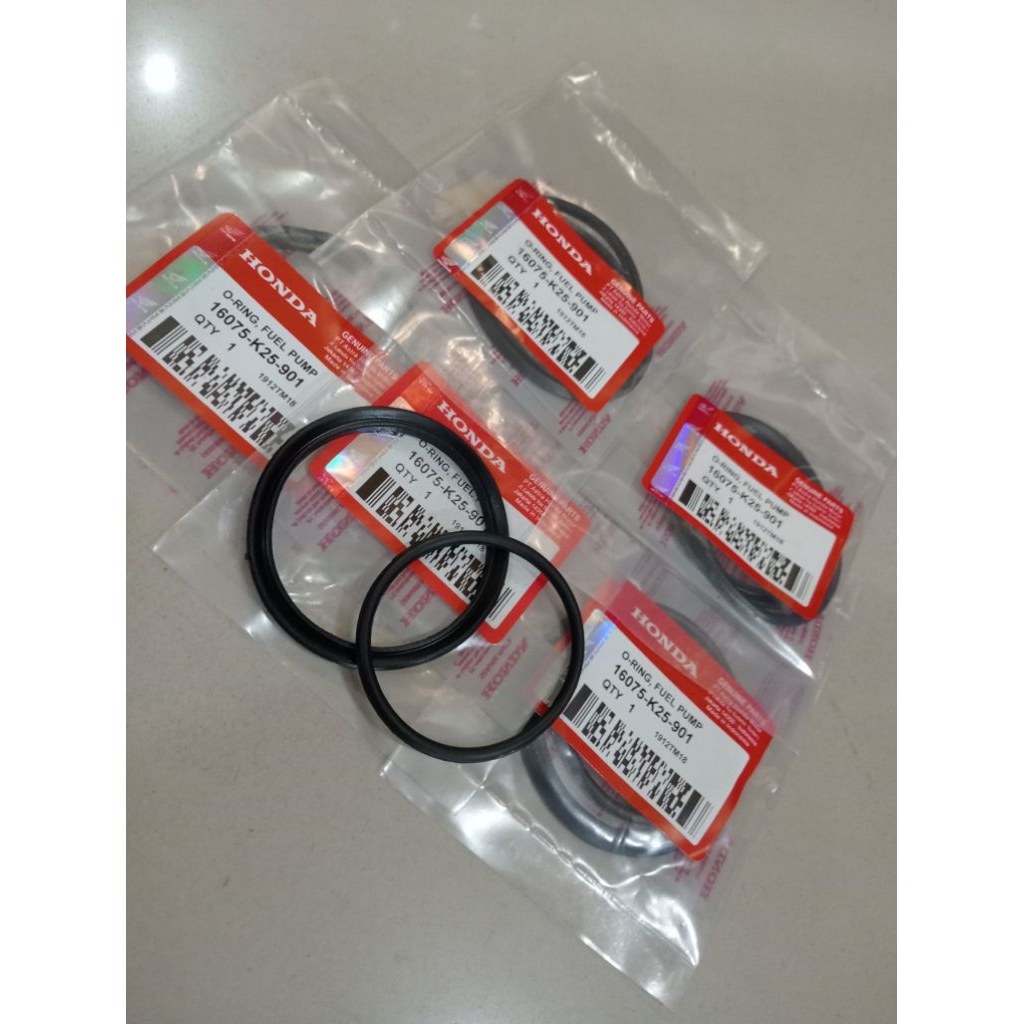 5 pc Oring Fuel Pump Beat Fi Kode k25/kzl untuk variasi model motor Honda seperti Beat,karbu Vario, 