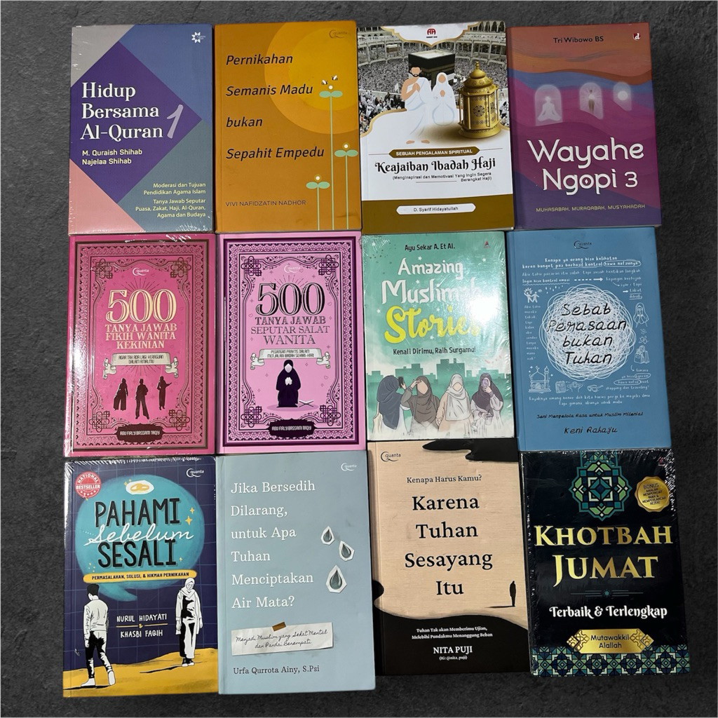 OBRAL MURAH BUKU ORIGINAL / BUKU AGAMA ISLAM / MOTIVASI AGAMA / BACAAN AGAMA ISLAM / KUGAPAI SAKINAH
