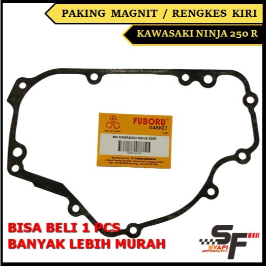 PAKING MAGNIT KAWASAKI NINJA 250 R GASKET PERPAK MAGNET RENGKES KIRI FUBORU