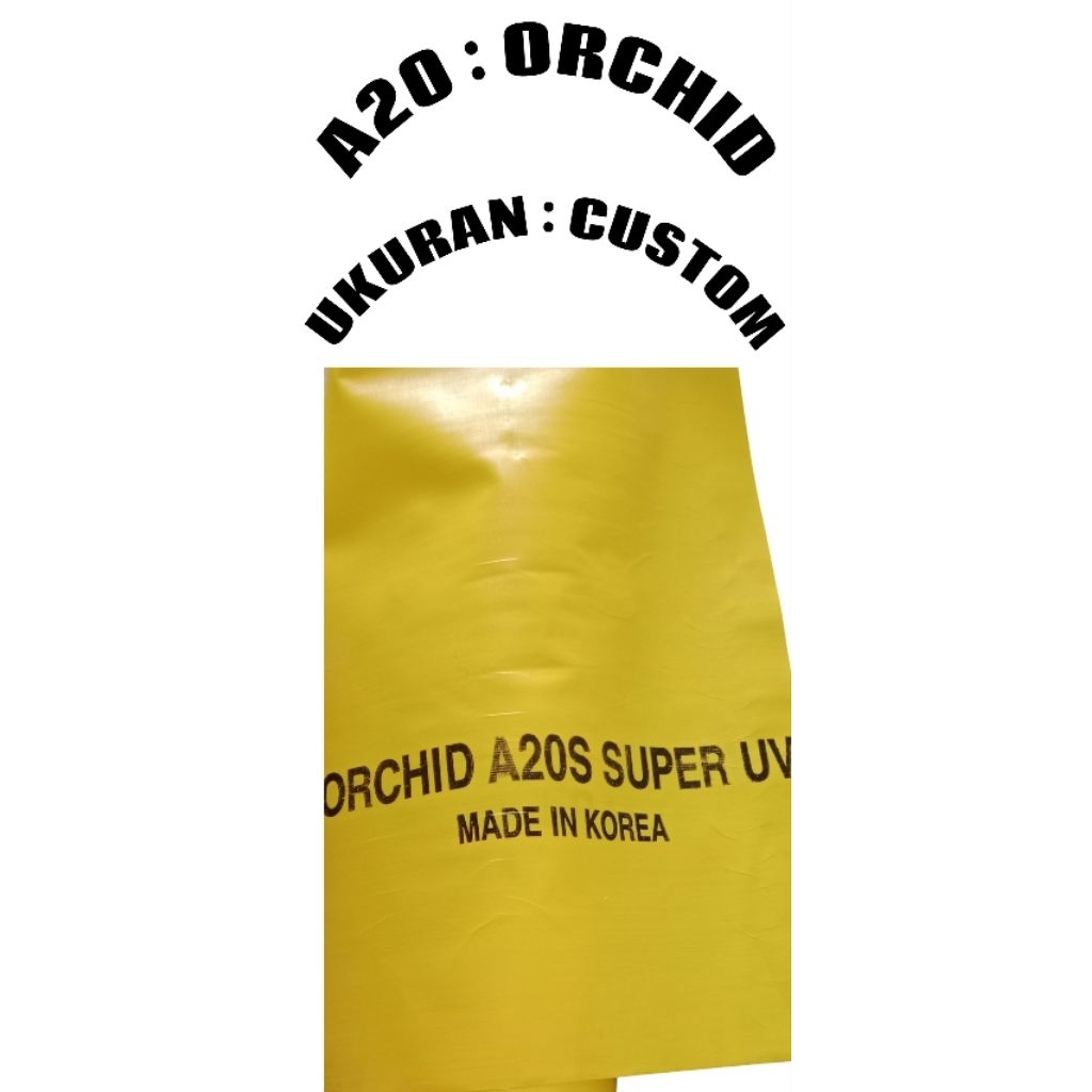 TERPAL A20 ORCHID ukuran custom ( harga permeter)