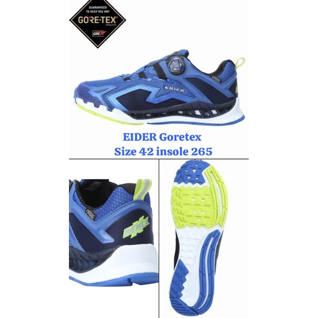 Sepatu trail runn hiking outdoor trekking EIDER boa system goretex (42-265)