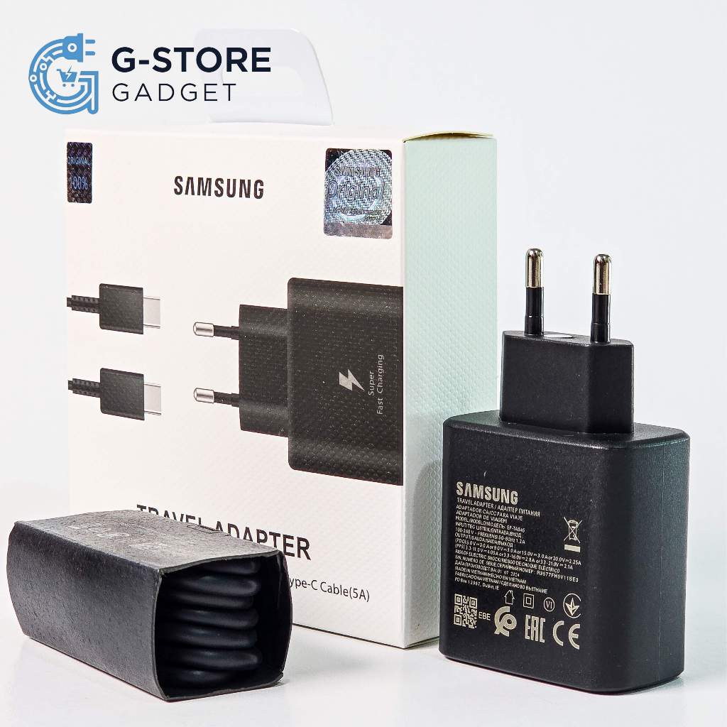 Charger Samsung 45 W Type C Original Super Fast Charging | Charger Samsung Type C | Charger Samsung 
