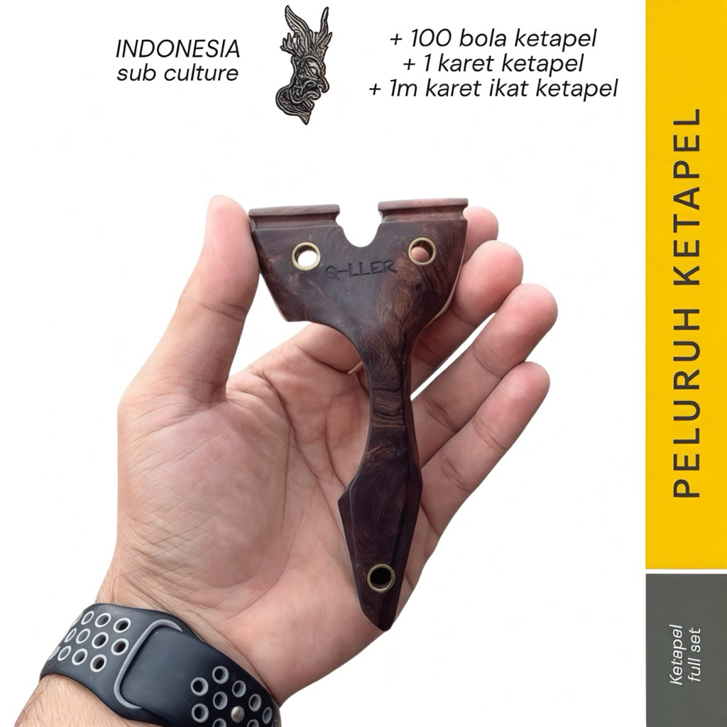 ketapel premium kelas pro PFS q-leer shela slingshot