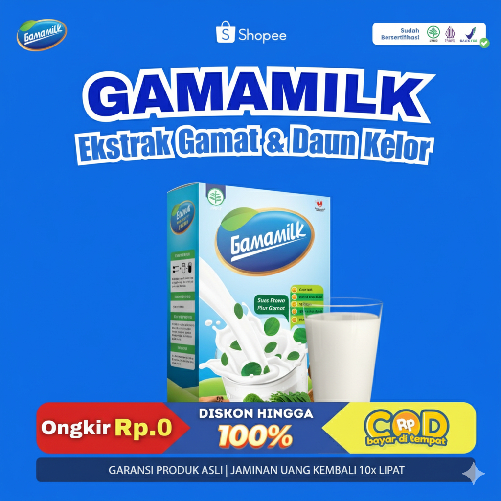 GAMAMILK Susu Etawa - Plus Ekstrak Gamat