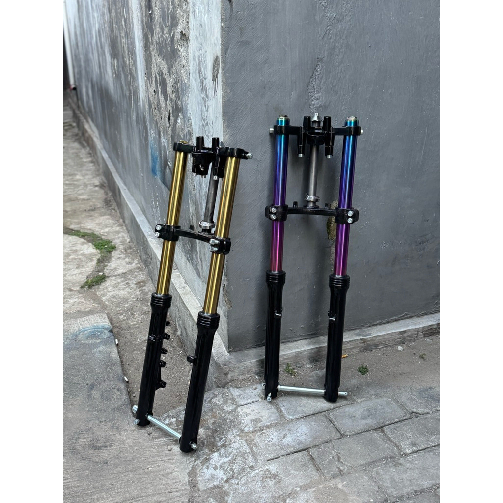 Shock skok depan ninja pnp cb gl mp tiger as gold rainbow bottom hitam skok shock ninja rr impor pnp