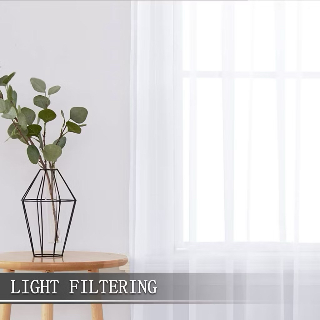 Vitrase Daleman Gorden Polos Putih / Puring Gorden Daleman