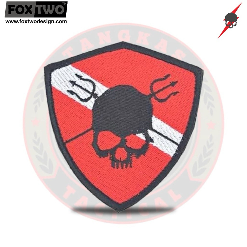 FOX TWO - PATCH FROGDIVE RED