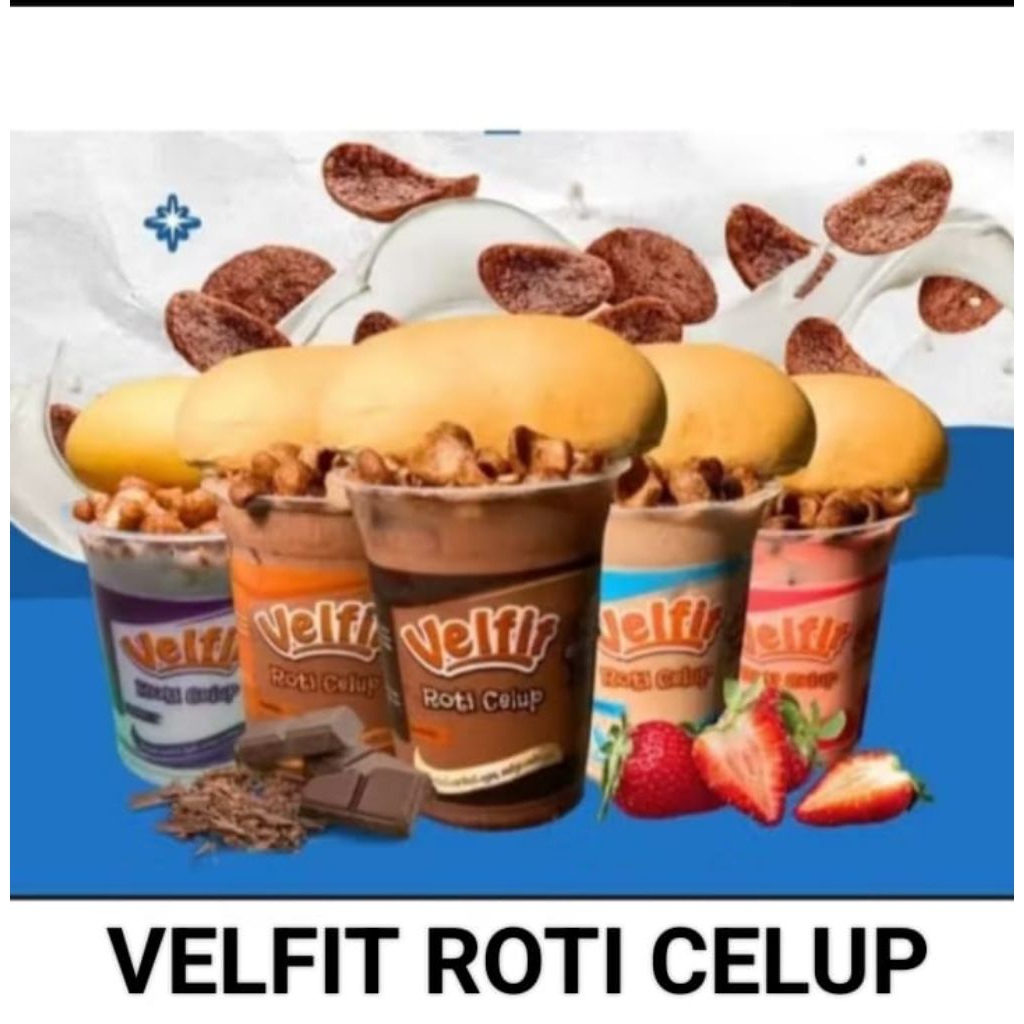 Velfit Roti Celup Viral paket Mix Rasa