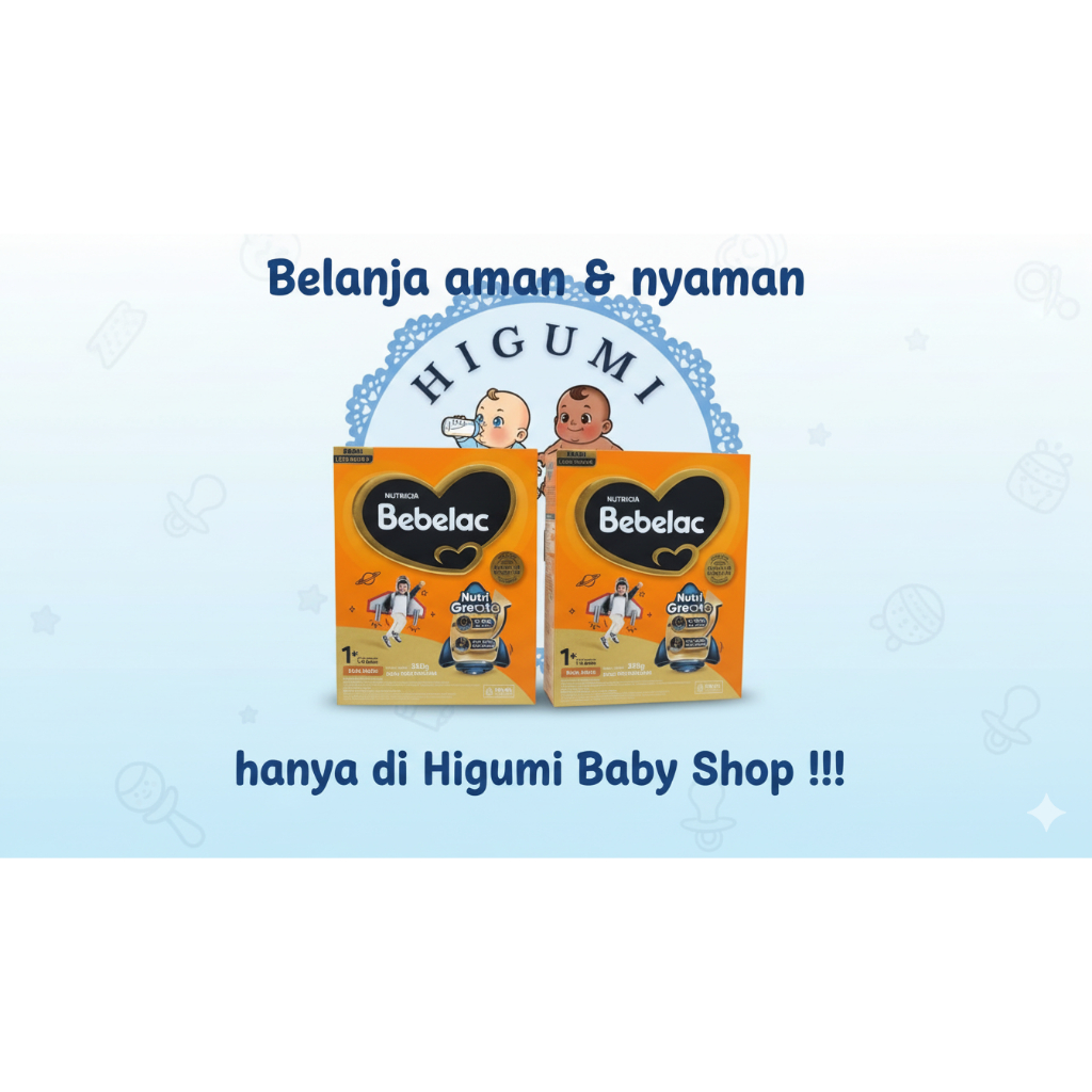 Bebelac 1 Susu Formula 0-6 Bulan Box 350 gram/Nutri Greats - Rasa Madu
