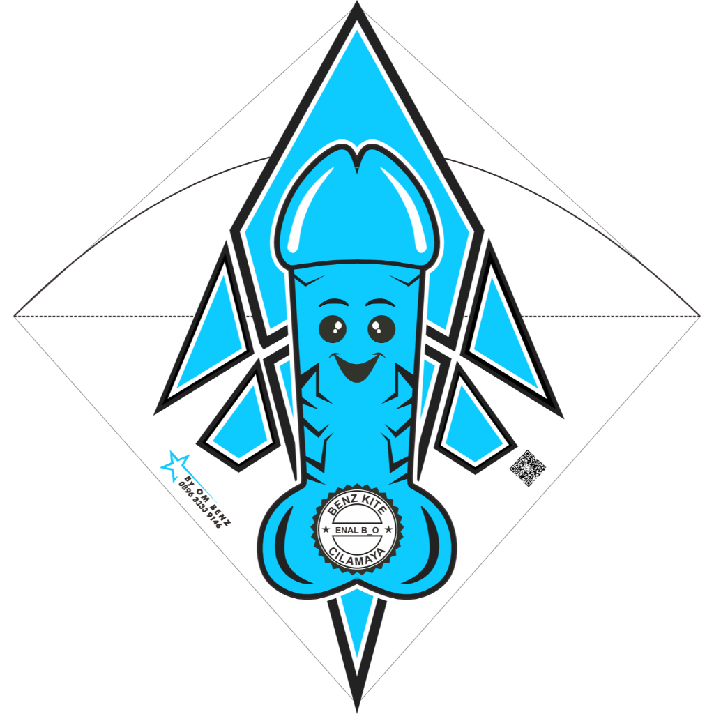 Custom Sablon Kertas Layangan Kertas Minyak 18gsm.